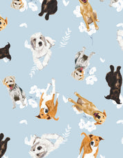 PIJAMA PANTALÓN PERROS CRIOLLOS AZUL  TP0055