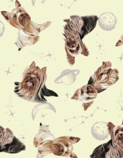 PIJAMA PANTALÓN YORKIE AMARILLO TP0066