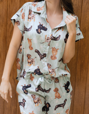 PIJAMA PANTALÓN SALCHICHA VERDE  TP0044