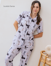 PIJAMA PANTALÓN SCOTTISH TERRIER GRIS TP0051