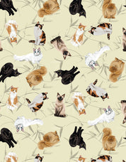 COSMETIQUERA GATOS AMARILLO CTK001