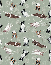 COSMETIQUERA VIAJERA BORDER COLLIE VERDE VTK001