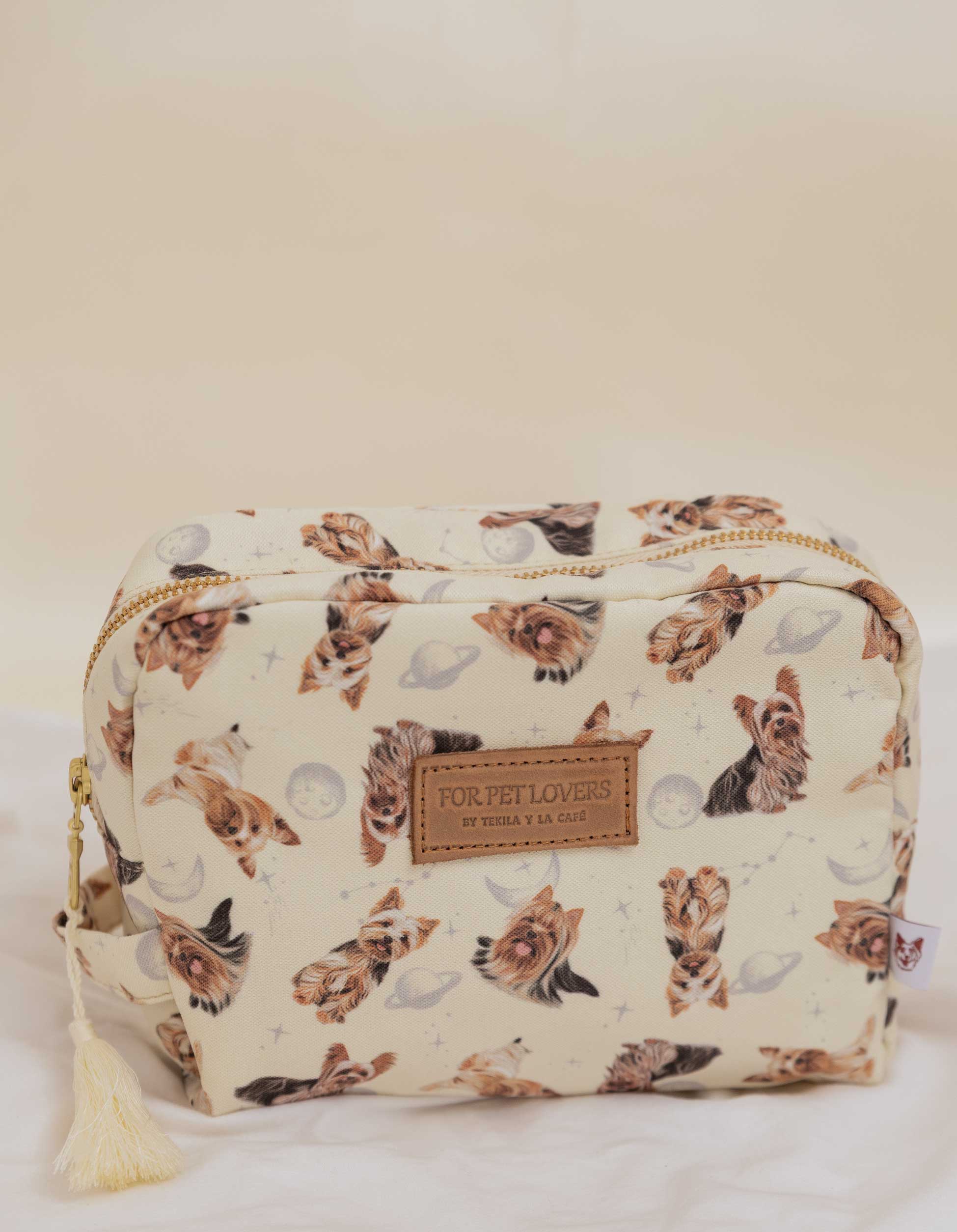 COSMETIQUERA YORKIE AMARILLO CTK001