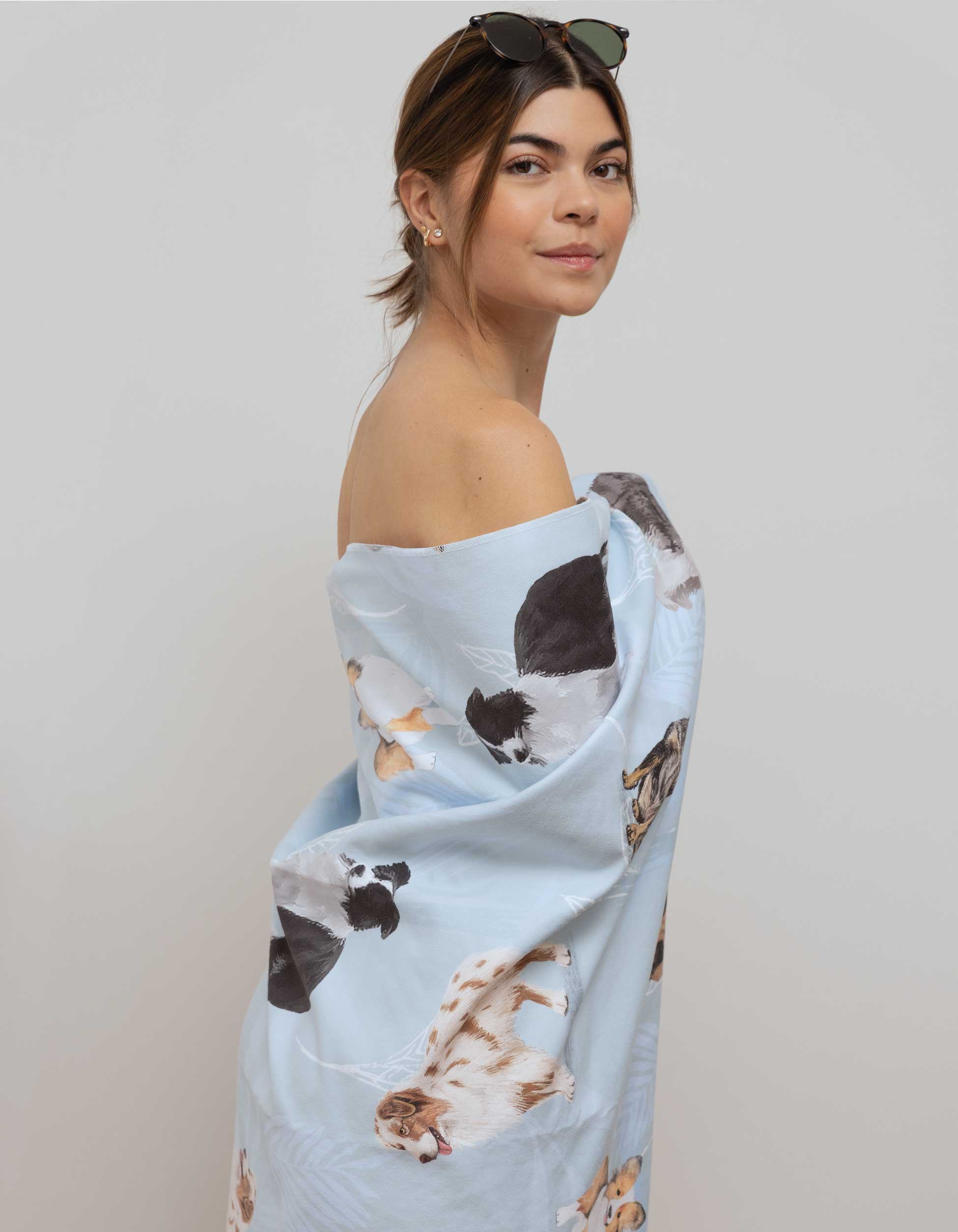 TOALLA PASTORES AZUL TTK001