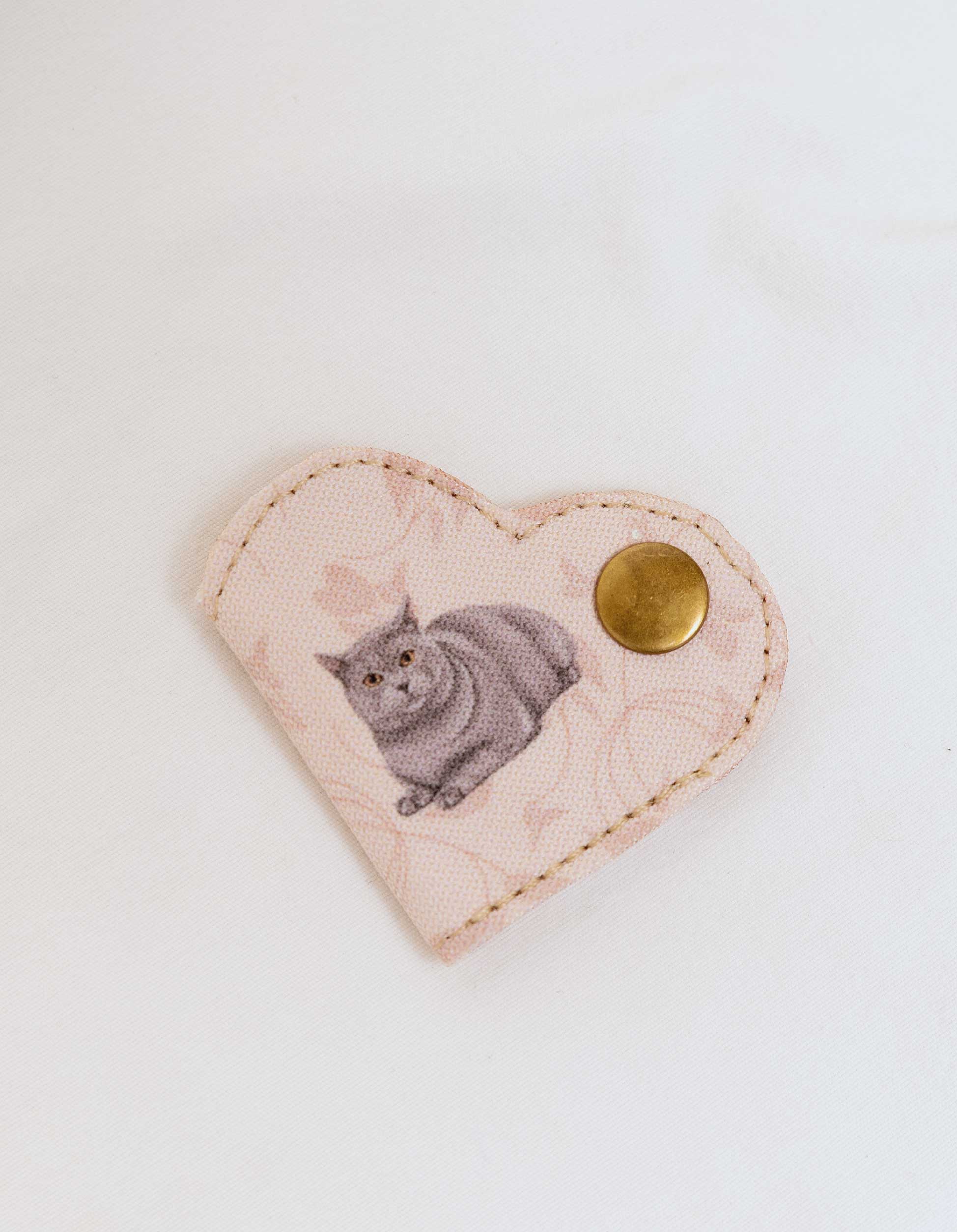 SUJETADOR DE CABLES GATO RUSO AZUL STK001