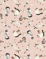 COSMETIQUERA GATOS SIAMÉS ROSADA CTK001