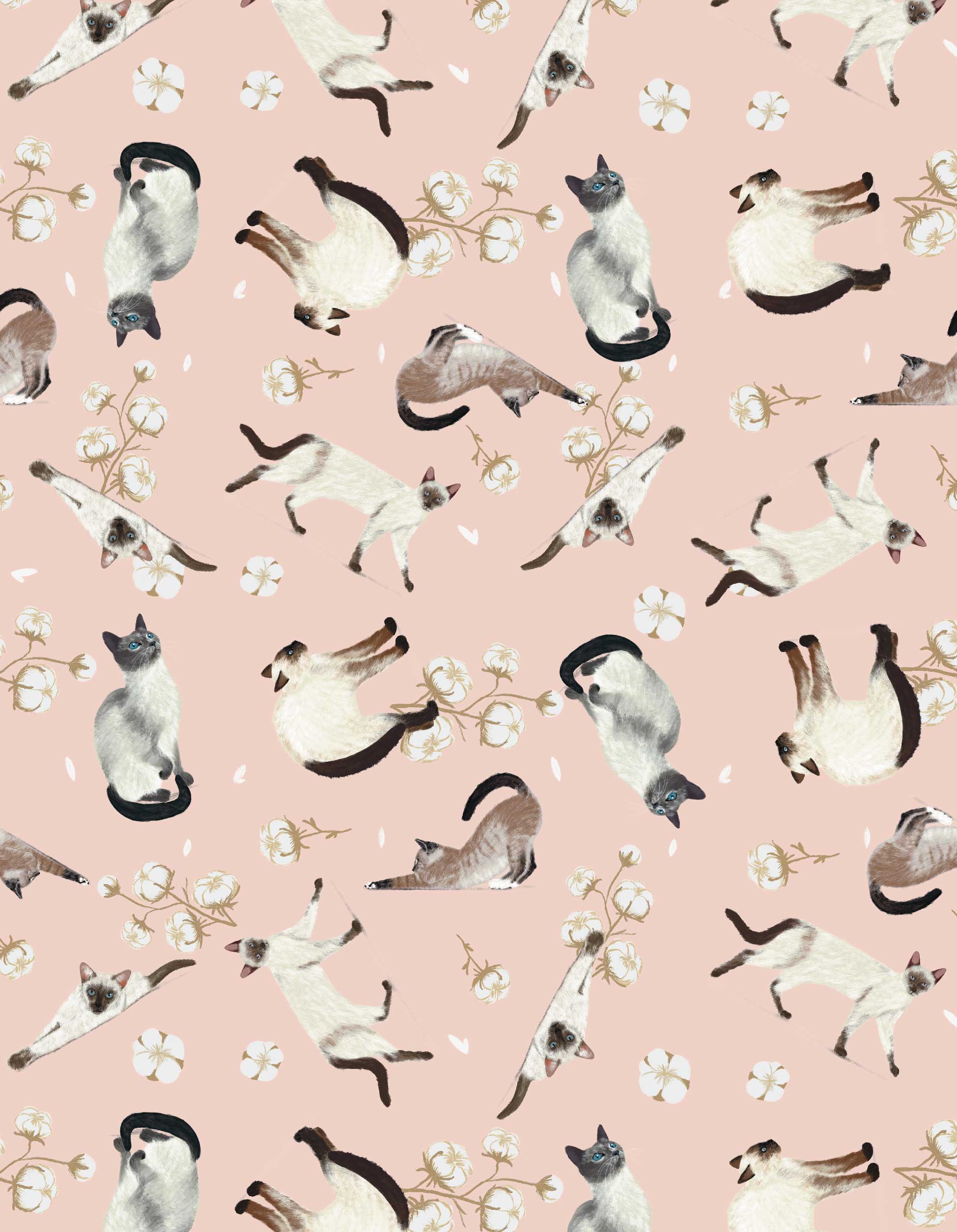 COSMETIQUERA GATOS SIAMÉS ROSADA CTK001