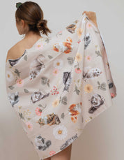 TOALLA GATOS  PELUDOS NUDE TTK001