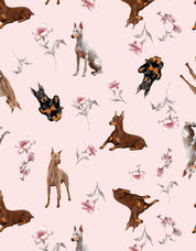 COSMETIQUERA DÓBERMAN ROSADA CTK001