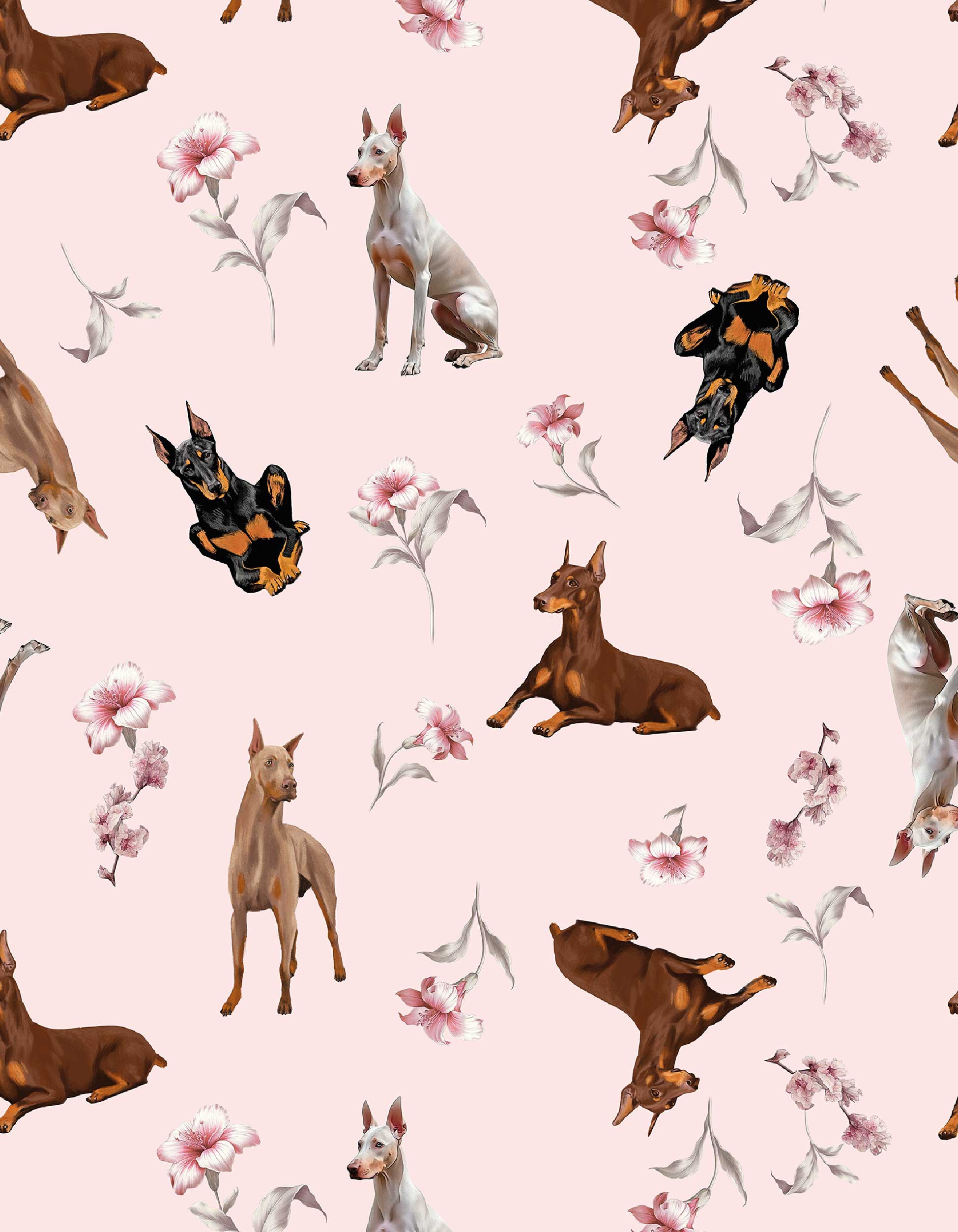 COSMETIQUERA DÓBERMAN ROSADA CTK001