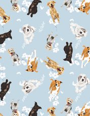 COSMETIQUERA PERROS CRIOLLOS AZUL CTK001