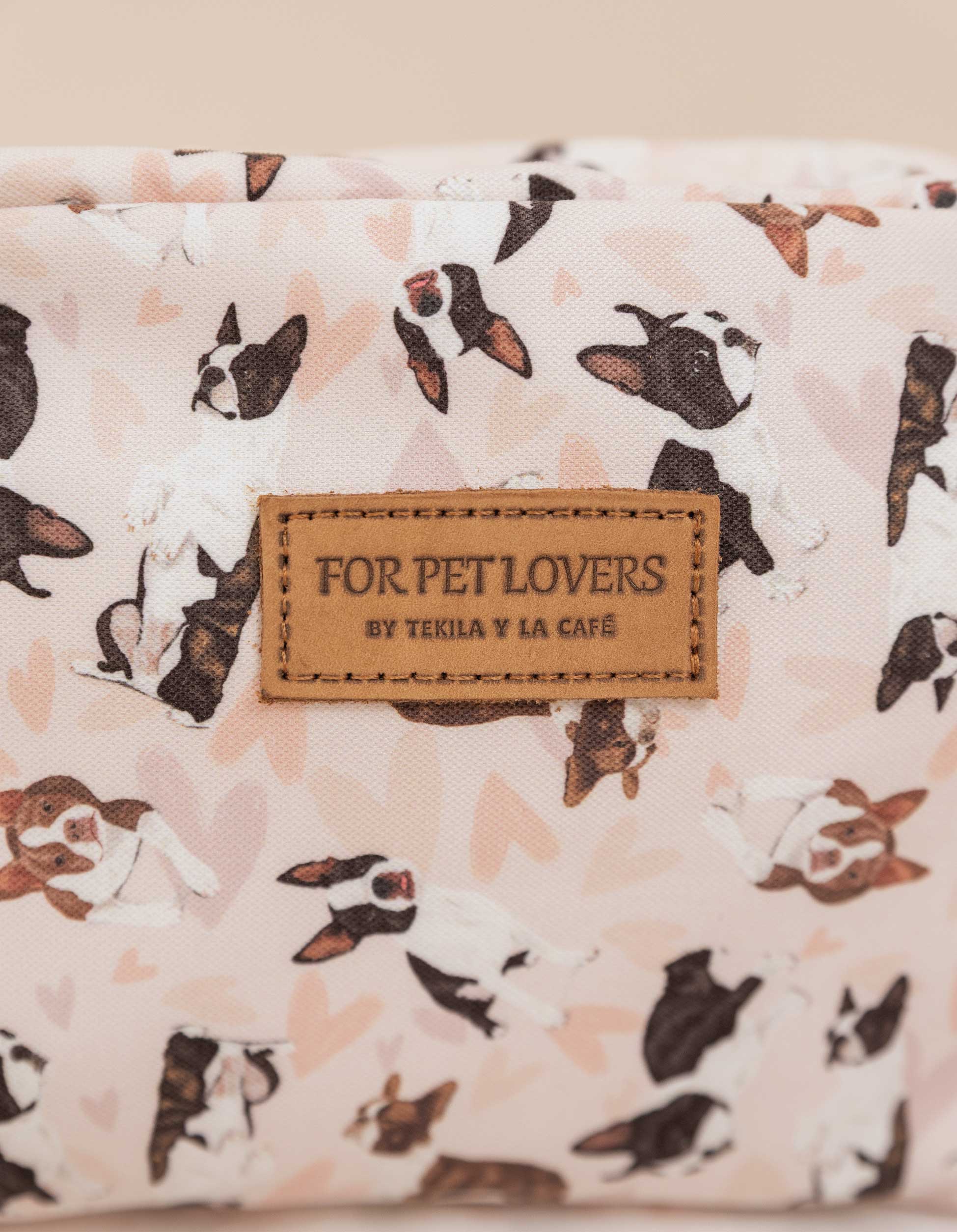 COSMETIQUERA  BOSTON TERRIER ROSADA CTK001