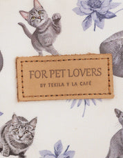 COSMETIQUERA GATOS GRISES MARFIL CTK001