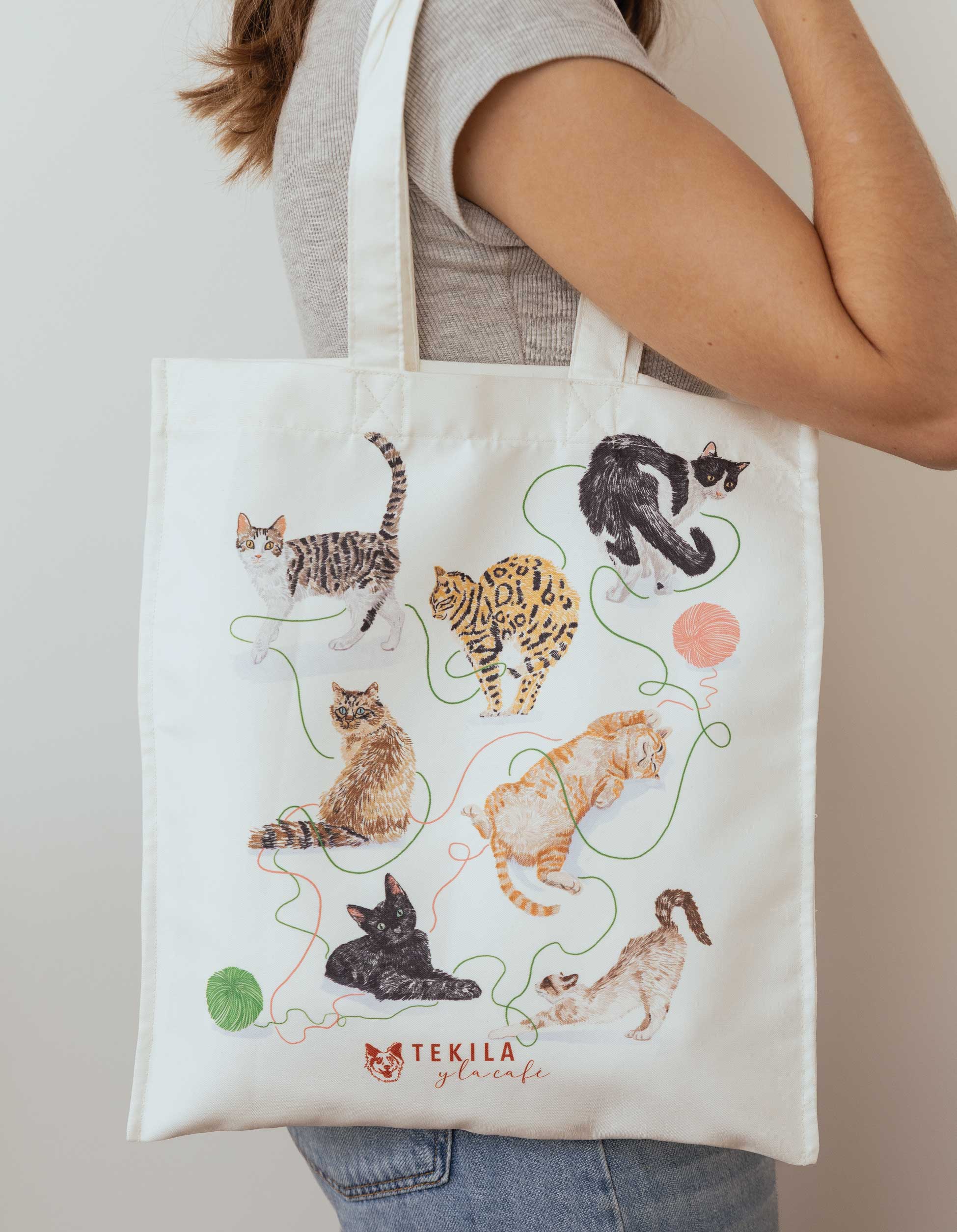 TOTE BAG GATOS CBK002
