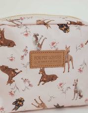 COSMETIQUERA DÓBERMAN ROSADA CTK001