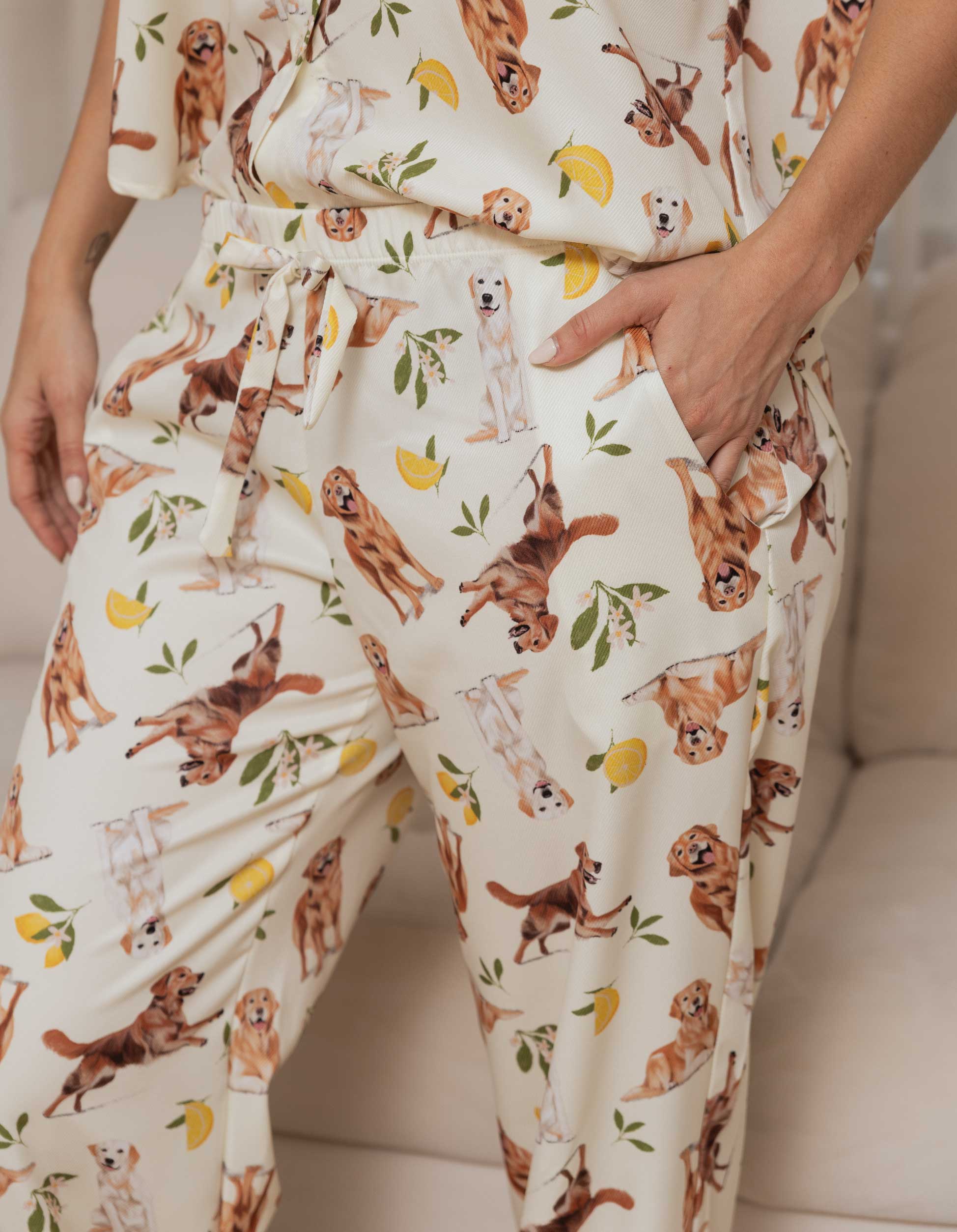 PIJAMA PANTALÓN GOLDEN LIMONES  TP0053