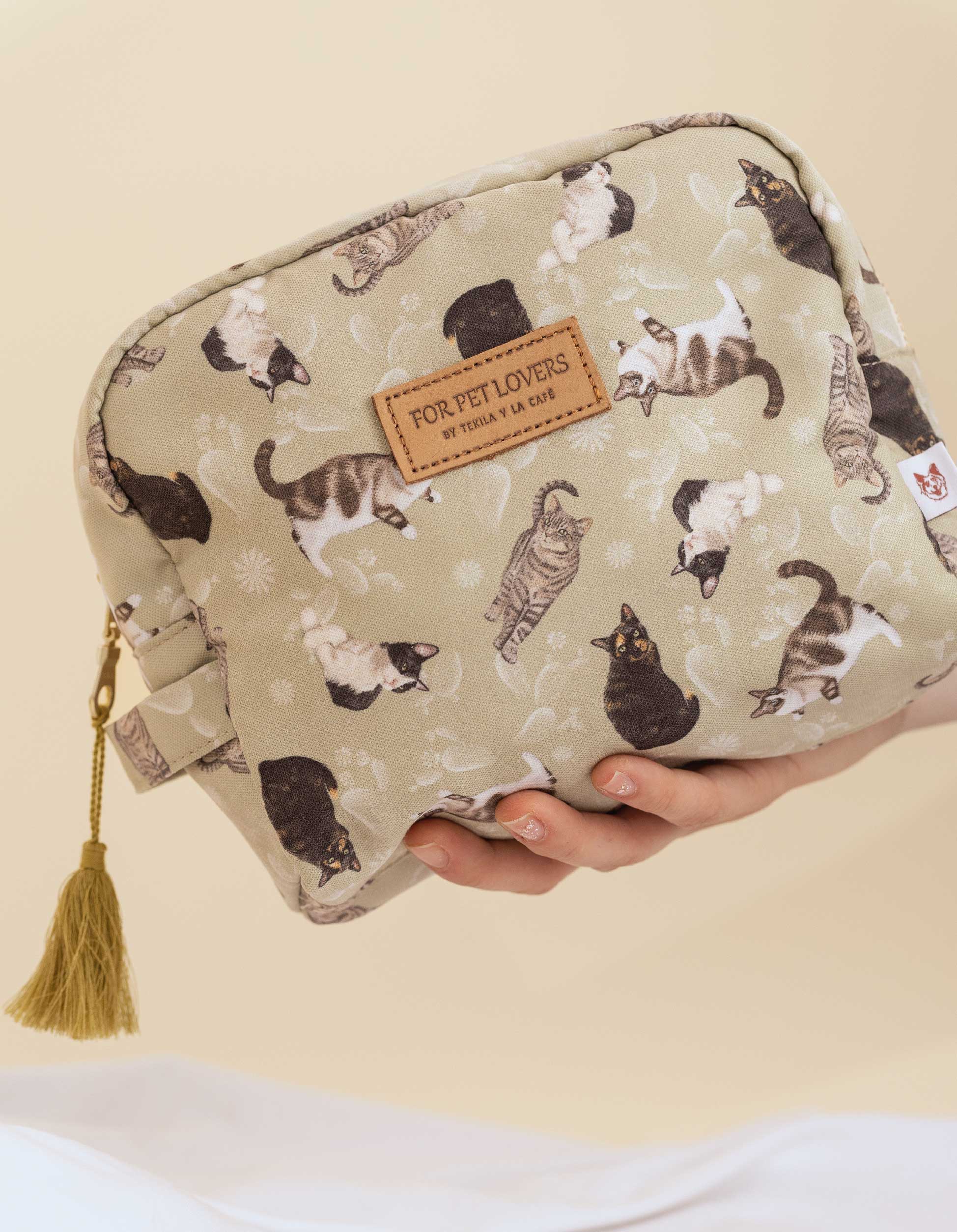 COSMETIQUERA GATOS - CACTUS VERDE CTK001