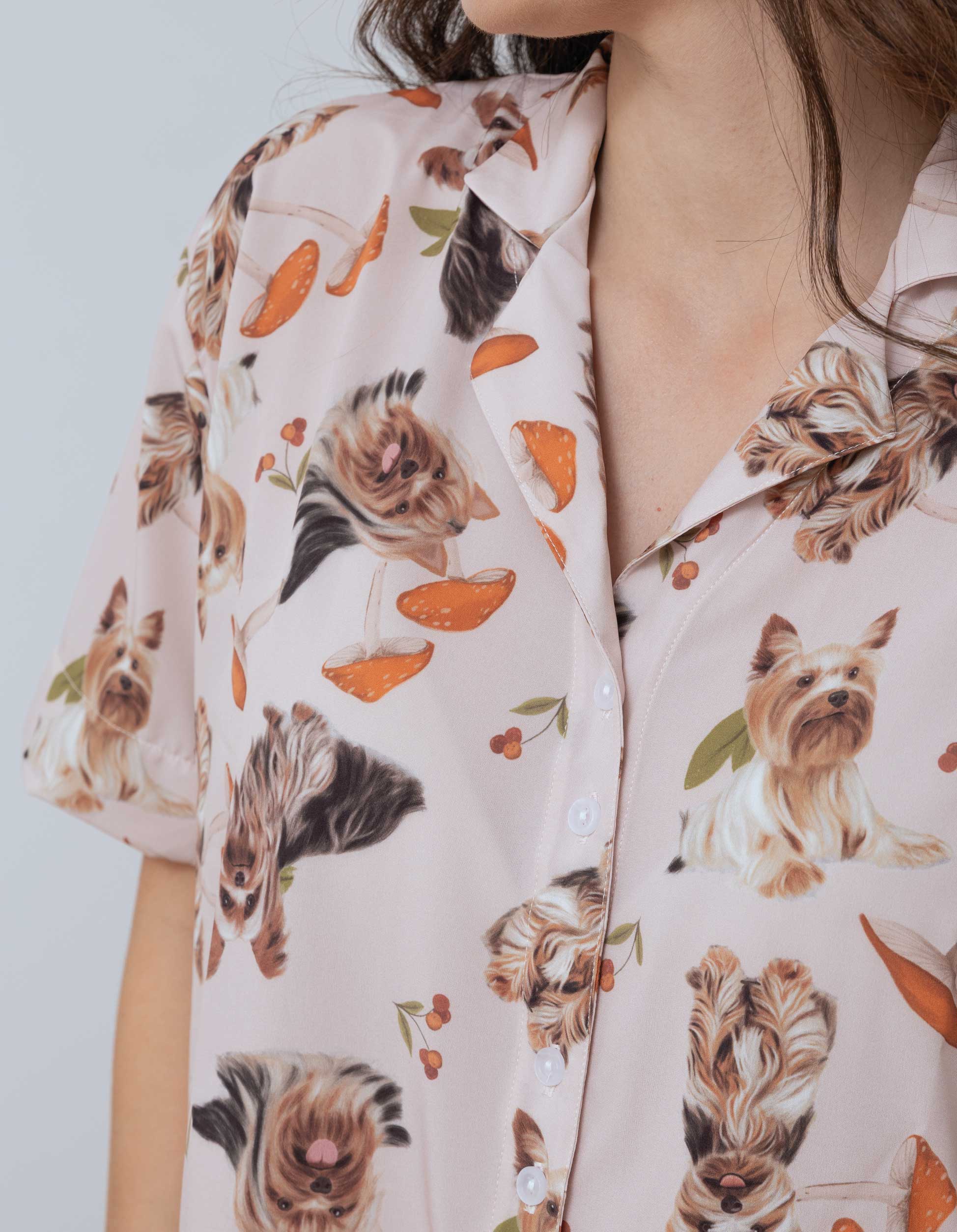 PIJAMA  SHORT YORKIE TS0027