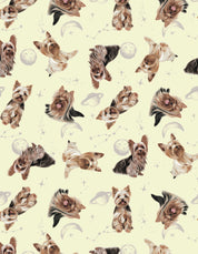 COSMETIQUERA YORKIE AMARILLO CTK001