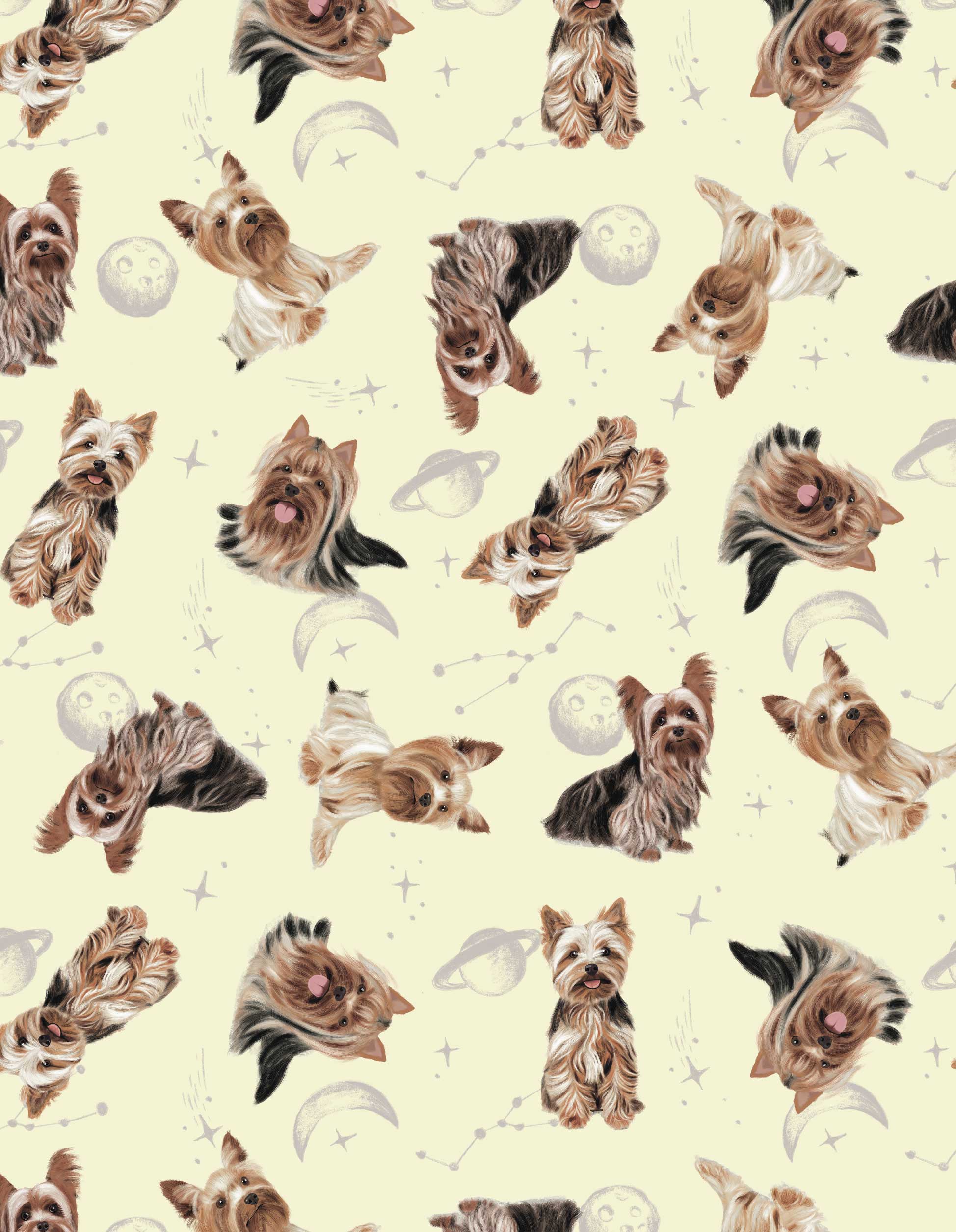 COSMETIQUERA YORKIE AMARILLO CTK001