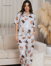 PIJAMA PANTALÓN POMERANIA GRIS TP0042