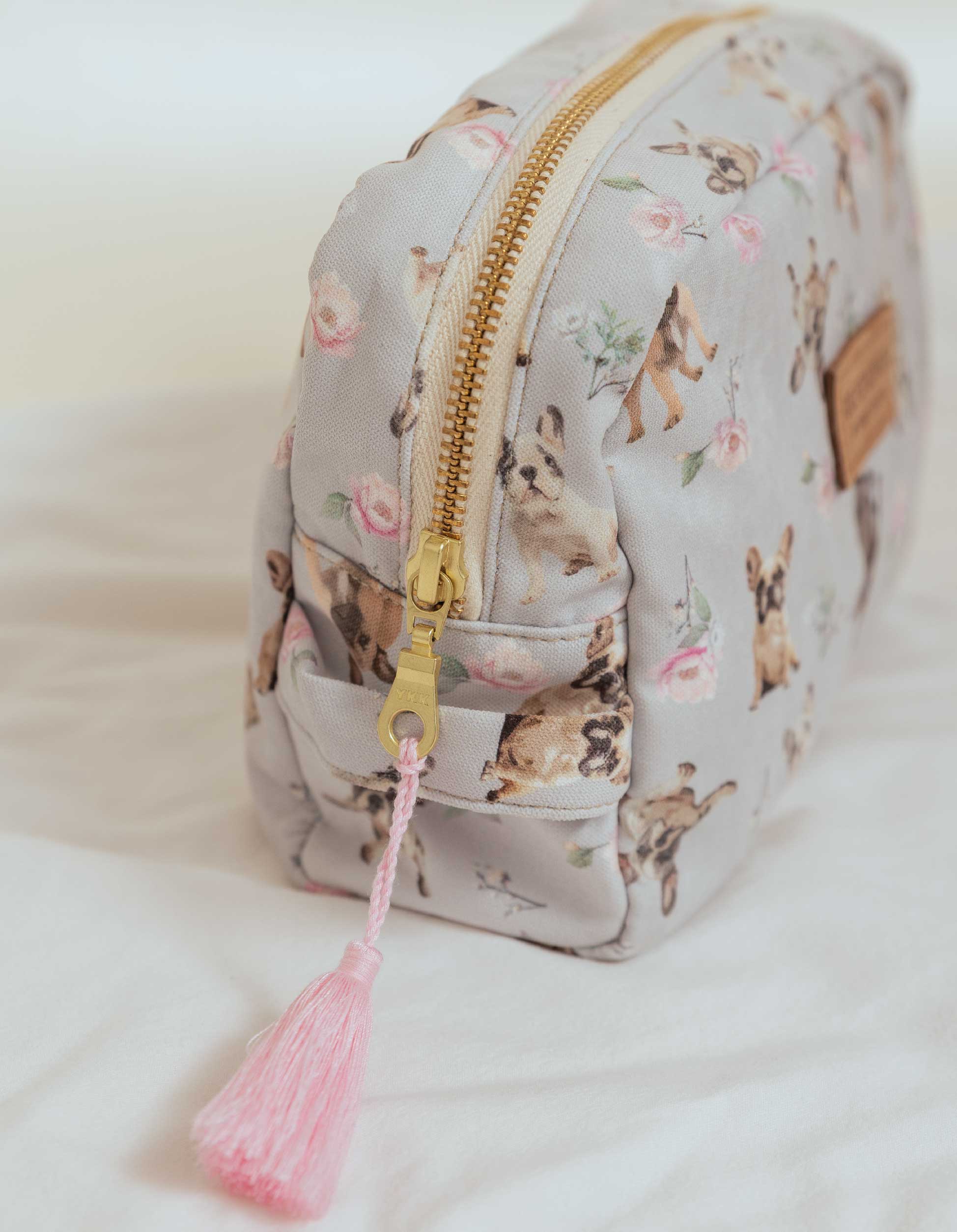 COSMETIQUERA BULLDOG FRANCÉS GRIS CTK001