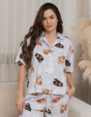 PIJAMA PANTALÓN POMERANIA GRIS TP0042