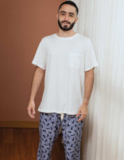 PIJAMA PANTALÓN GATOS MASCULINO TPM000