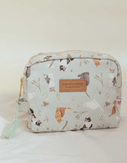 COSMETIQUERA GATOS CRIOLLOS VERDE CTK001