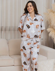 PIJAMA PANTALÓN POMERANIA GRIS TP0042