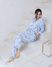 PIJAMA PANTALÓN GATOS BLANCOS TP0034