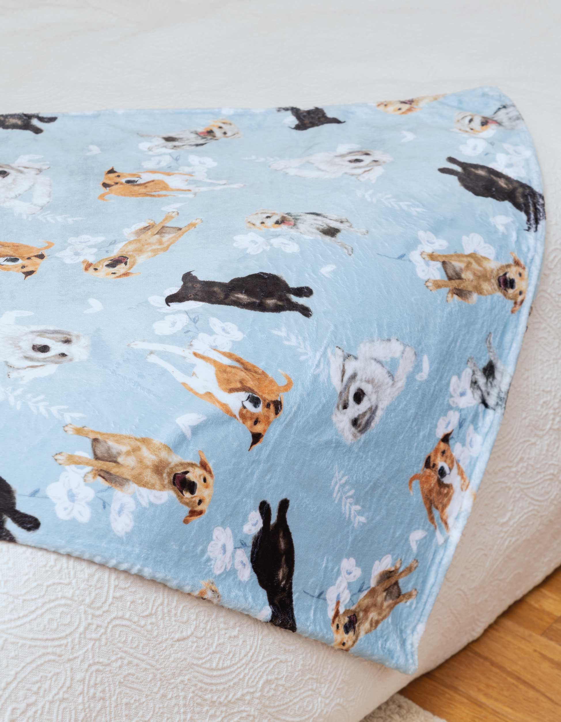 COBIJA PERROS CRIOLLOS AZUL CBT001