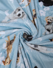 COBIJA PERROS CRIOLLOS AZUL CBT001