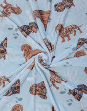 COBIJA SALCHICHA AZUL CBT001