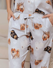 PIJAMA PANTALÓN POMERANIA GRIS TP0042