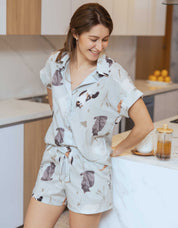 PIJAMA SHORT GATOS CRIOLLOS VERDE TS0029