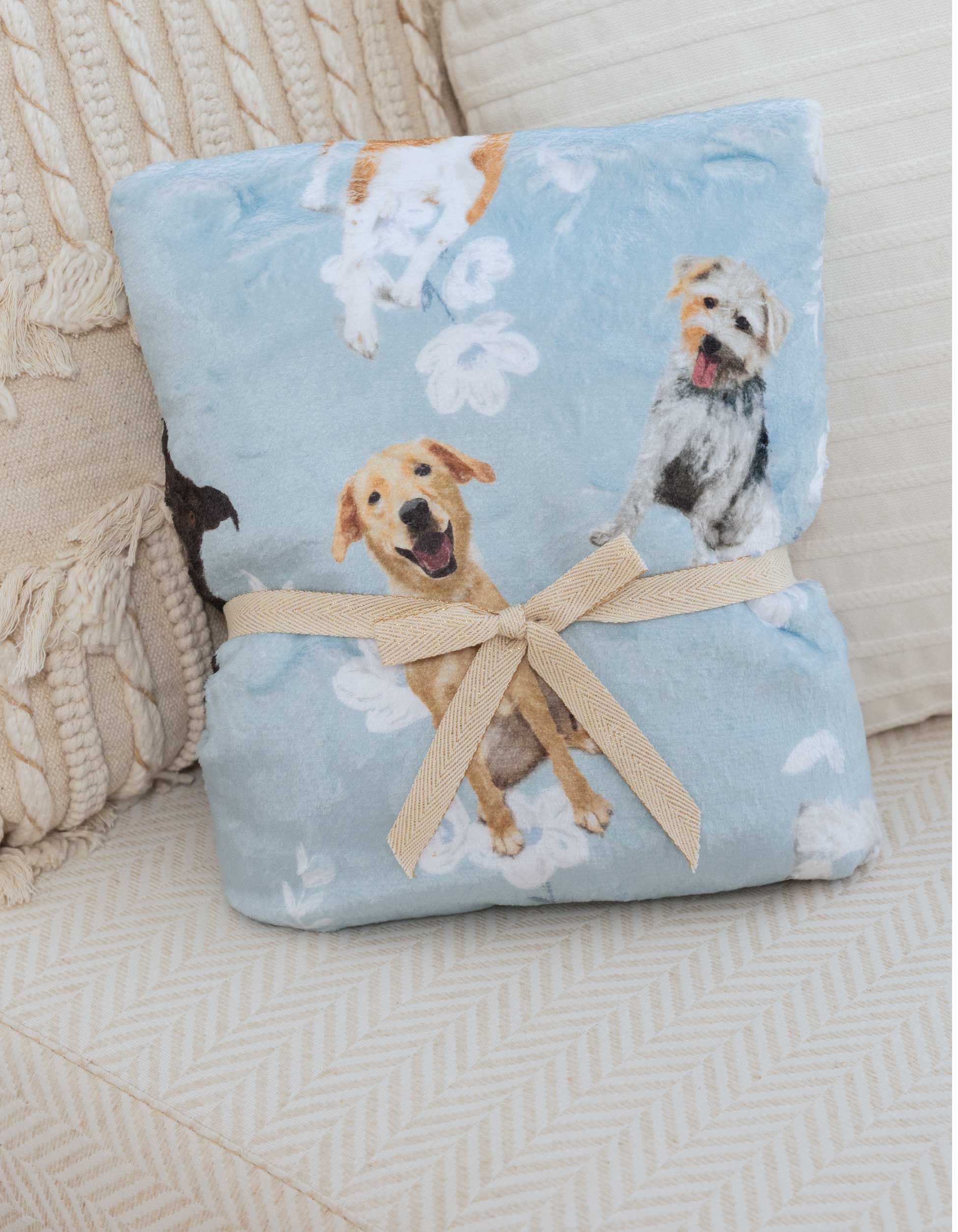 COBIJA PERROS CRIOLLOS AZUL CBT001