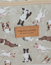 COSMETIQUERA VIAJERA BORDER COLLIE VERDE VTK001