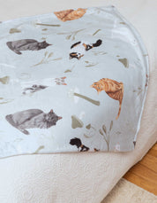 COBIJA GATOS CRIOLLOS VERDE CBT001