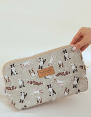 COSMETIQUERA VIAJERA BORDER COLLIE VERDE VTK001