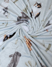 COBIJA GATOS CRIOLLOS VERDE CBT001