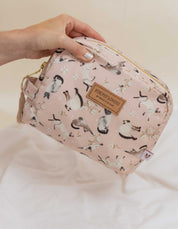 COSMETIQUERA GATOS SIAMÉS ROSADA CTK001