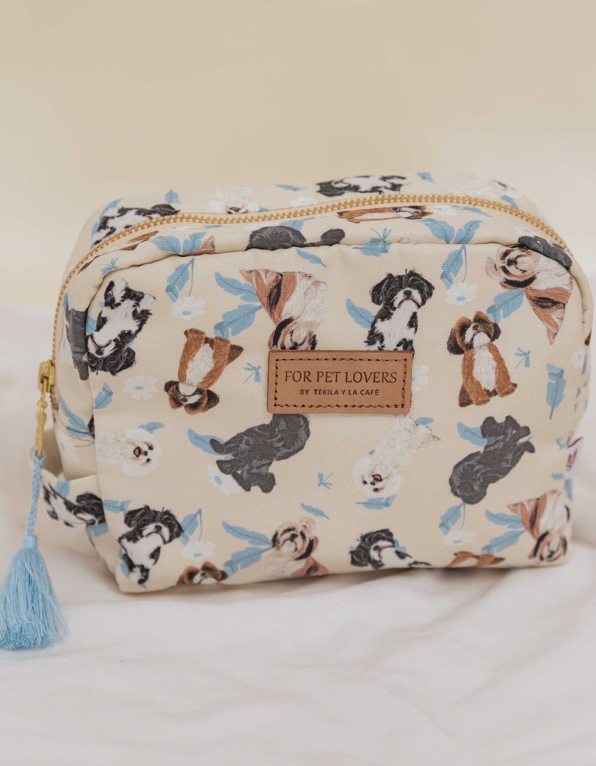 COSMETIQUERA SHIH TZU MARFIL CTK001