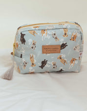 COSMETIQUERA PERROS CRIOLLOS AZUL CTK001