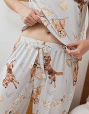PIJAMA PANTALÓN GOLDEN HONGOS GRIS  TP0064