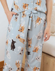 PIJAMA PANTALÓN PERROS CRIOLLOS AZUL  TP0055