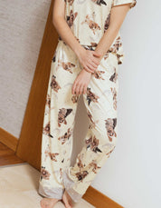 PIJAMA PANTALÓN YORKIE AMARILLO TP0066