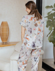 PIJAMA  PANTALÓN  GATOS PELUDOS NUDE TP0059