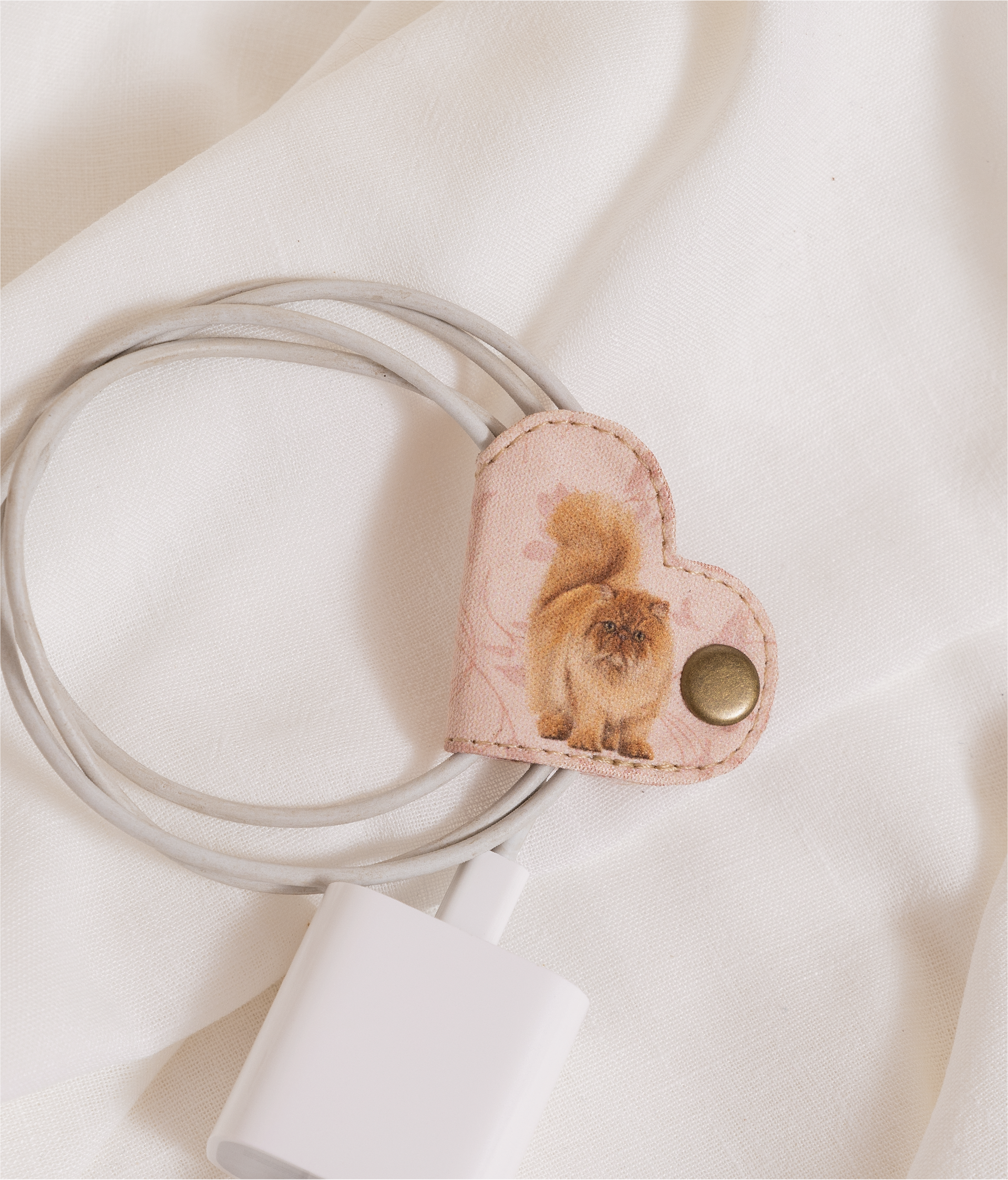 SUJETADOR DE CABLES GATO PERSA  STK001