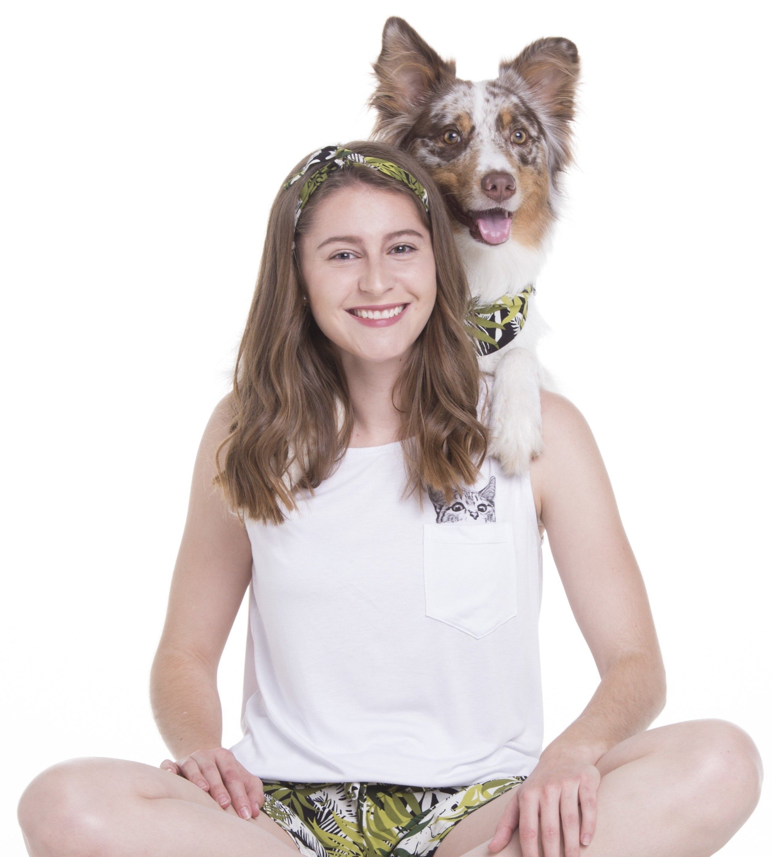 Pañoleta Hojas Verdes